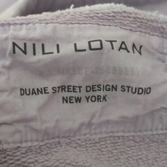 Nili Lotan Rayne Lavender Sweatshirt Small - Picture 4 of 6